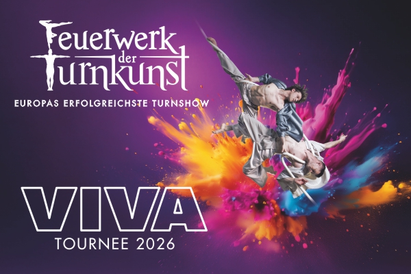 Plakat Feuerwerk der Turnkunst